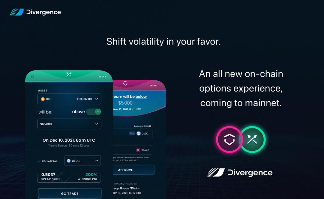 Divergence Protocol onchain options launch campaign