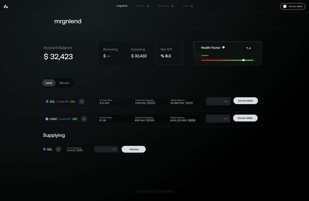 mrgnlend shipped dashboard