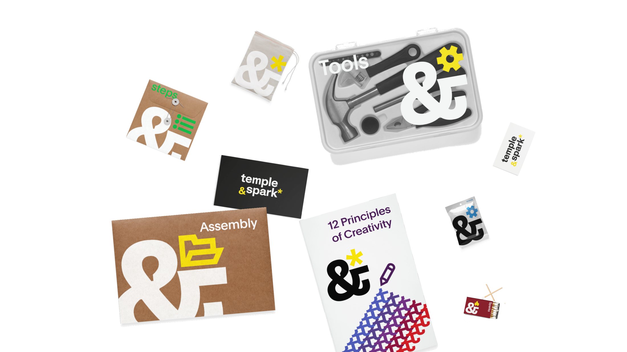 Temple and Spark brand collateral